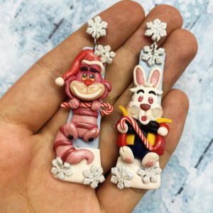 Lógós karácsonyi meseország fülbevaló II.