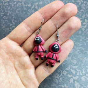 Őr figurás - lógós fülbevaló