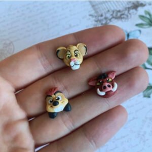 Vidám figurás beszúrós fülbevalók - Gyerekkorunk kedvencei III.