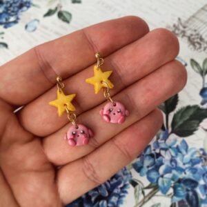 Csillag harcos - lógós fülbevaló