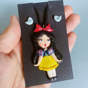 Hófehérke nyaklánc l ajándék fülbevalóval