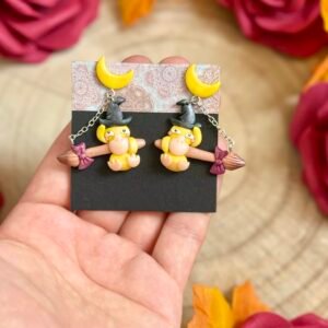 Halloweeni Psyduck fülbevaló