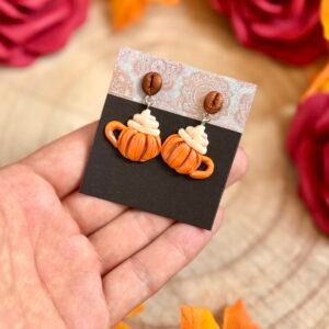 ☕🎃 Pumpkin Spice Latte Fülbevaló